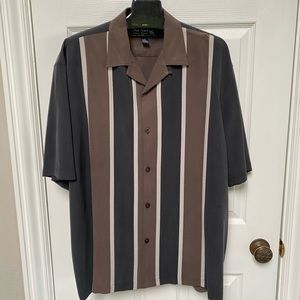 Mens Nat Nast vintage silk shirt size XL